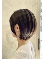 エッジ ヘア メイク(edge hair +make)&nbsp;大人ショート/ショートボブ/丸みショート/ショートヘア