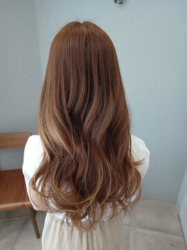 アフィックスヘア 新小岩(affix hair) シアカラー×ブリーチなしカラー×抜け感ベージュ