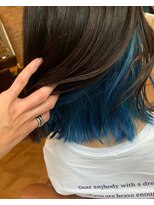 パルフェ ヘアー バイ オーク 九大学研都市(parfait hair byOAK) インナーブルー