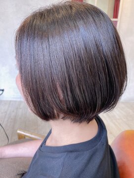 ヘアーデザイン ヴィフ(HAIR DESIGN vif) 【お客様スタイル】ブローでまとまるナチュラルボブ