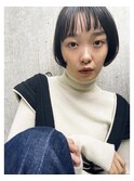 表参道/カット上手い/黒髪/ヘルシースタイル/ショート&ボブw2