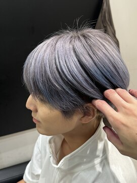 ジエクト 本店(The Ect) ○メンズOK/ダブルカラー/ブルーシルバー