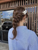 ガーデン ジングウマエ(GARDEN jingumae)&nbsp;星華,夏,デザインカラー,レイヤーカット,ウェットヘアc25