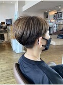 刈り上げショート×ハイライト