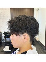 バロンズバーバーショップ(BARONS BARBER SHOP)&nbsp;ショートツイストパーマスタイル
