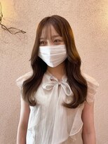 トリコ 柏(tricot) ブリーチなしミルクティーベージュ/重めロング