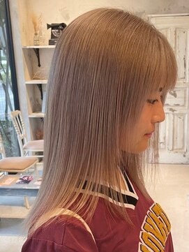 カムジーヘッド(COMEGHEAD) ダブルカラーベージュカラーケアブリーチハイトーンカラー韓国