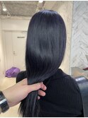 【暗めで可愛さMAX】ブルーブラック♪