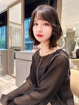 ロンドローズ 名古屋(Lond damaskRose) 顔周り ダブルカラー 名駅 ブリーチ 髪質改善 ボブ 韓国 183