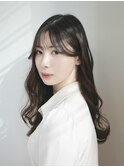 小顔フェイスラインレイヤー/小慣れブラウンベージュ/美髪ロング
