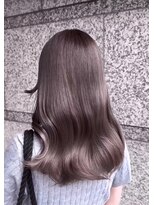 サロンドミルク 新百合ヶ丘店(salon de MiLK)&nbsp;ミルクティーベージュグレージュハイトーンダブルカラー