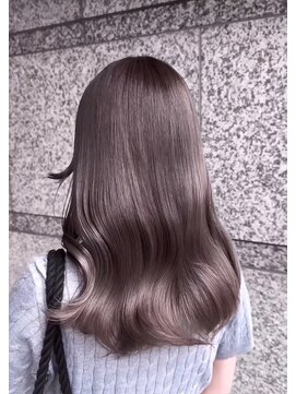 サロンドミルク 新百合ヶ丘店(salon de MiLK) ミルクティーベージュグレージュハイトーンダブルカラー