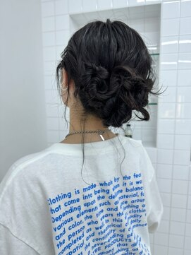 スヴニール(souvenir) hair set～シニヨン風style