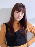 【La fith】エアリーロング×サラ艶×マロンブラウン