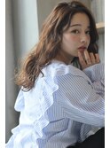 セミロング×ルーズウェーブ