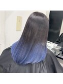 ブルーラベンダーグラデーションカラー