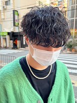 エルマーク 神戸三宮(L-MARK) マッシュスパイラルパーマツイストスパイラル波巻きメンズ