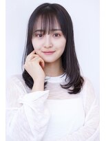 大人かわいい／レイヤーカット／20代30代/バングカット