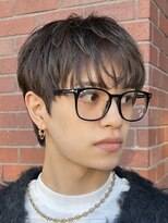 束間マッシュメンズヘア無造作マッシュメンズカジュアル