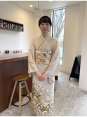 訪問着着付け・ヘアセット