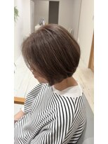 ジービージー(GBG)&nbsp;くびれショートボブ40代50代グレイカラー白髪染め白髪ぼかし