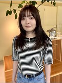 [20代]レイヤーカット/くびれヘア/オリーブブラウン