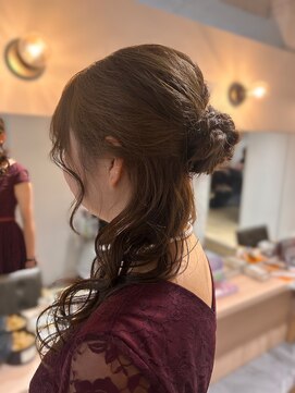 パトゥ 京都四条烏丸(patou) ハーフアップお団子