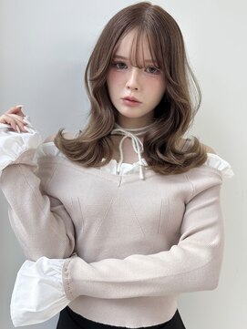 ランテルディ 渋谷(LANTERDIT) 【LANTERDIT】レイヤーカット/ミルクティーカラー/前髪/Risa