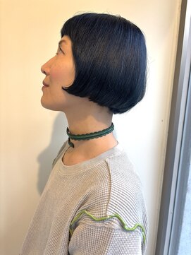 ケークリエイティブコード(K creative COrDE) ブルーブラックミニボブ