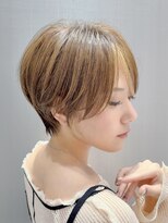 美容室チック 大島店(chic)&nbsp;大人ショート/縮毛矯正/学割U24/インナーカラー/くすみベージュ