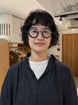 ネイビー(nvy)&nbsp;【nvy】ラフウェーブボブ