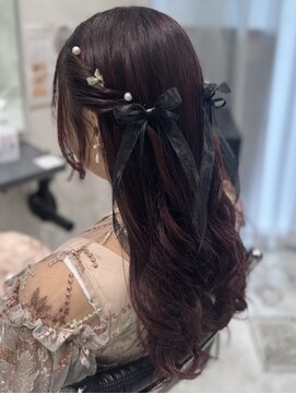 オプティマヘアー(Optima Hair) ゆるふわパーティスタイル