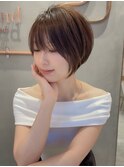 □大人ガーリー/似合わせカット/ショートボブ30代40代50代錦糸町