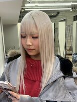 ヲタク(wotaku.) ホワイトブロンドホワイトブリーチケアブリーチハイトーンロング