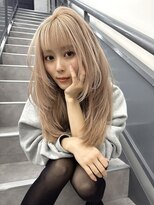 ラ キング(LA KING) 着物ヘア/大人ガーリー/ダークアッシュ/似合わせカット/栄