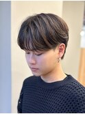 マッシュ/黒髪/ナチュラルマッシュ/メンズ/ツーブロック