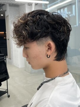 エルマーク 四条烏丸(L-MARK) 波巻きスパイラル/men's/ツイストスパイラル/メンズパーマ/学割