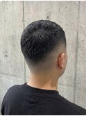 【濡れパン×スキンフェード】緩パンで大人のクロップスタイル