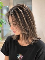 リーチェ(ReCHE by CAPA(旧:CAPA茅ヶ崎店)) ハイライト脱白髪染めくびれ外国人レイヤー艶髪ロングボブ11