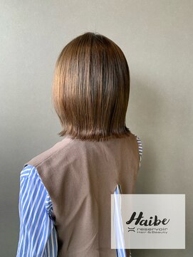 レザボアハイブ(reservoir Haibe) 30代40代白髪ぼかしボブ