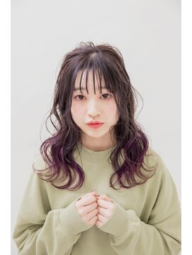 リミ(Limi) グレーパープルグラデ