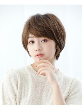 トリコ ショップアンドヘアサロン(tricot shop hair salon) 丸みショート☆フォギーベージュワンカールパーマ