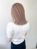 ジェム(GEM) ホワイトミルクティー/ベージュカラー/切りっぱなし