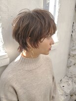 ロンドプロフィール 浦和(Lond profil)&nbsp;アッシュブラウンオフィスヘアネオウルフ外ハネボブ