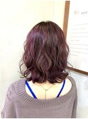 バレイヤージュピンク