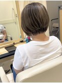 "丸みが出る"縮毛矯正+ショートカット