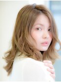 ゆるふわミディアム【代々木/新宿/EVE hair lounge】