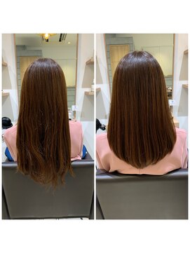 プリマ アンジュ 中目黒店(PRIMA ange) 『髪質改善酸性ストレート』 30代女性　PRIMA ange 中目黒