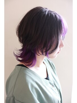 シキ(SHIKI) gray x purple