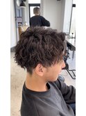 メンズツイストスパイラルパーマ６